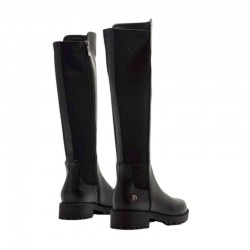 Botas Planas Mustang Campa Mujer Negro