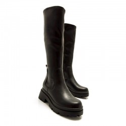 Botas Planas Mustang 54607 Mujer Negro