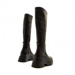 Botas Planas Mustang 54607 Mujer Negro