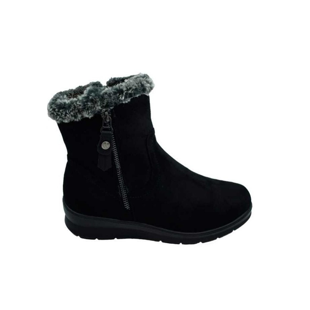 Botines Planos Zapp 657 Mujer Taupe