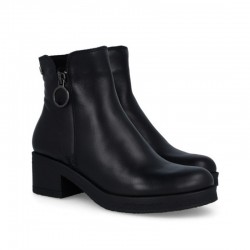 Botines de tacón Porronet 4732 Mujer Negro