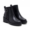 Botines Planos Porronet 4744 Mujer Negro