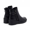 Botines Planos Porronet 4744 Mujer Negro