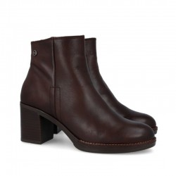 Botines de tacón Porronet 4780 Mujer Moka