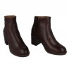 Botines de tacón Porronet 4780 Mujer Moka