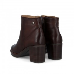 Botines de tacón Porronet 4780 Mujer Moka