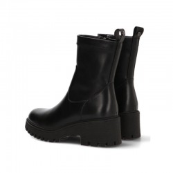 Botines Planos Zapp 11048 Mujer Negro