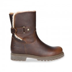 Botines Planos Panama Jack Felia Mujer Cuero