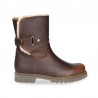 Botines Planos Panama Jack Felia Mujer Cuero