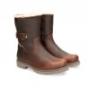 Botines Planos Panama Jack Felia Mujer Cuero