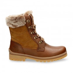 Botines Planos Panama Jack Tuscani Mujer Cuero