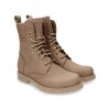 Botines Planos Panama Jack Frisia Mujer Taupe