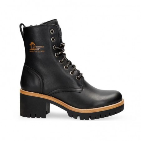 Botines de tacón Panama Jack Padma Mujer Negro