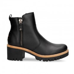 Botines de tacón Panama Jack Pauline Mujer Negro
