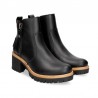 Botines de tacón Panama Jack Pauline Mujer Negro