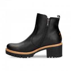 Botines de tacón Panama Jack Pauline Mujer Negro