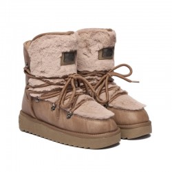 Botines Planos D.franklin Dfsh370022 Mujer Taupe