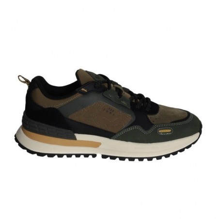 Sneakers Jeep Jm52080 Hombre Negro