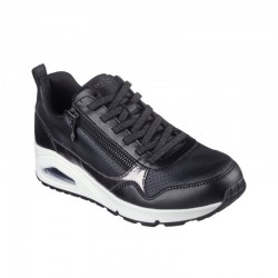 Sneakers Skechers Uno Mujer Negro