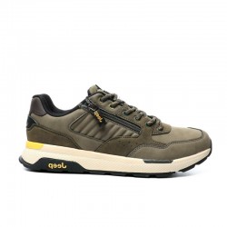 Sneakers Jeep Jm52140 Hombre Kaki