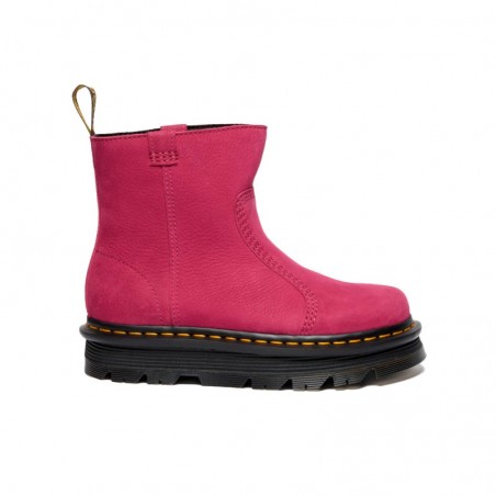 Botines Planos Dr. Martens Zebzag Mujer Fuxia