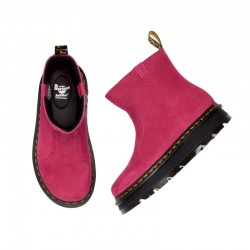 Botines Planos Dr. Martens Zebzag Mujer Fuxia