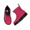Botines Planos Dr. Martens Zebzag Mujer Fuxia