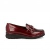 Mocasines Pitillos 10701 Mujer Burdeos