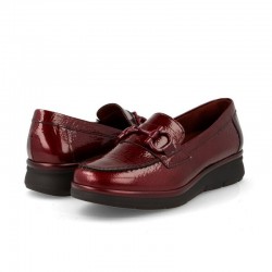 Mocasines Pitillos 10701 Mujer Burdeos
