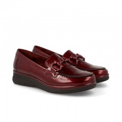 Mocasines Pitillos 10701 Mujer Burdeos