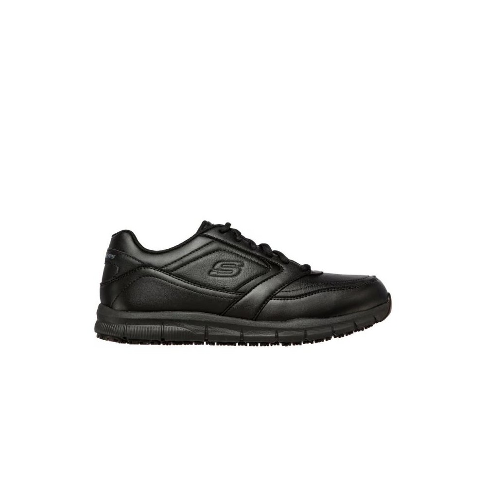 Sneakers Skechers Work Relaxed Fit: Nampa Sr Hombre Negro-negro