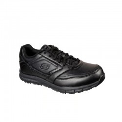 Sneakers Skechers Work Relaxed Fit: Nampa Sr Hombre Negro-negro