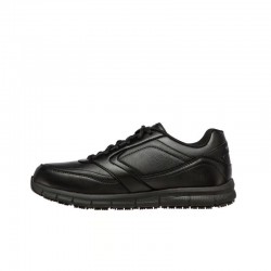 Sneakers Skechers Work Relaxed Fit: Nampa Sr Hombre Negro-negro
