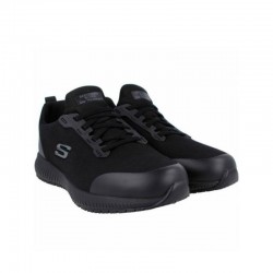 Sneakers Skechers Work: Squad Sr - Myton Hombre Negro-negro
