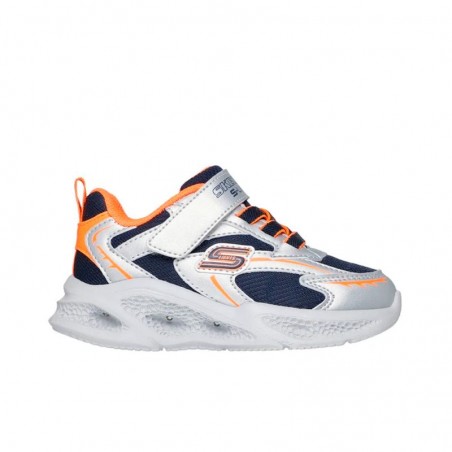 Sneakers Skechers 401497l Niño Plata