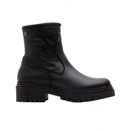 Botines Planos Porronet 4726 Mujer Negro