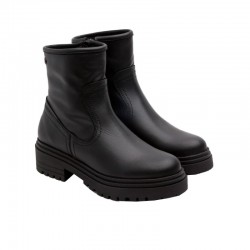 Botines Planos Porronet 4726 Mujer Negro