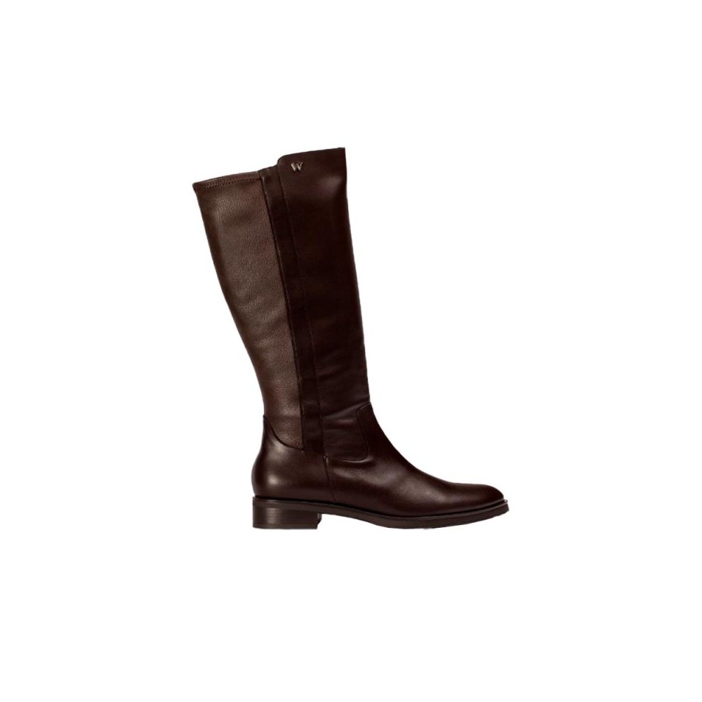Botas Planas Wonders 54100 Mujer Marron