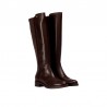 Botas Planas Wonders 54100 Mujer Marron