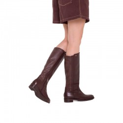 Botas Planas Wonders 54100 Mujer Marron