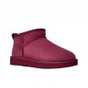 Botines Planos Ugg Classic Ultra Mini Mujer Burdeos