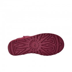 Botines Planos Ugg Classic Ultra Mini Mujer Burdeos