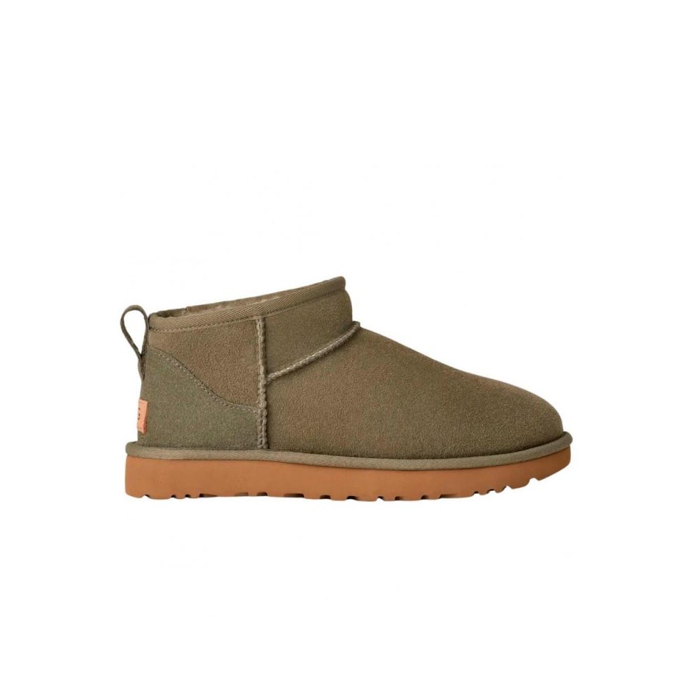 Botines Planos Ugg Classic Ultra Mini Mujer Verde