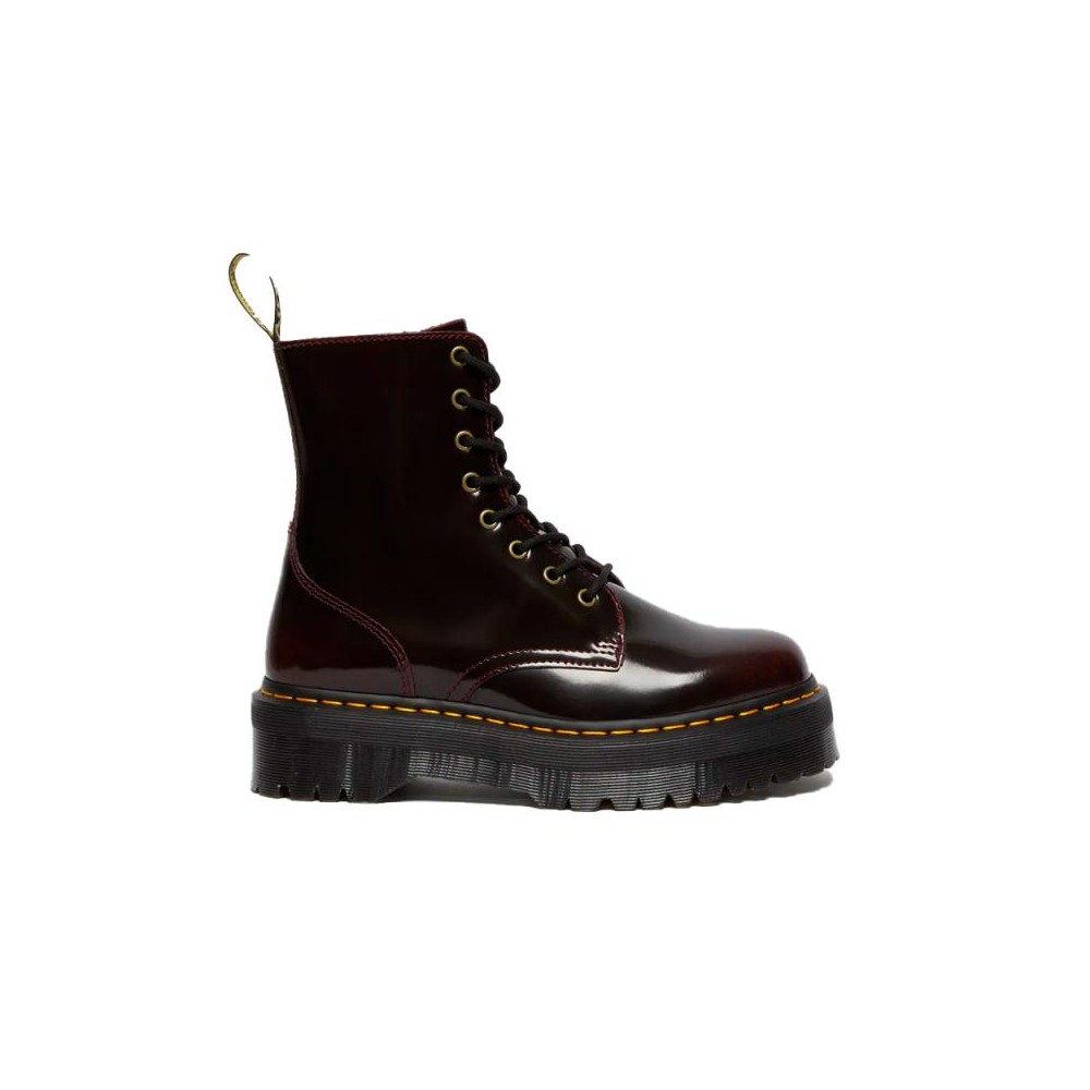 Botas Planas Dr. Martens Jadon Mujer Burdeos