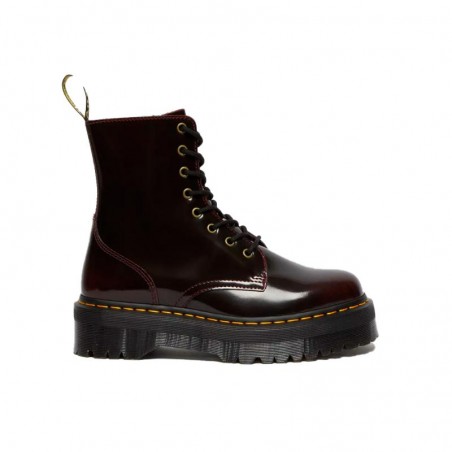 Botas Planas Dr. Martens Jadon Mujer Burdeos