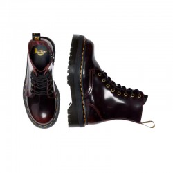 Botas Planas Dr. Martens Jadon Mujer Burdeos