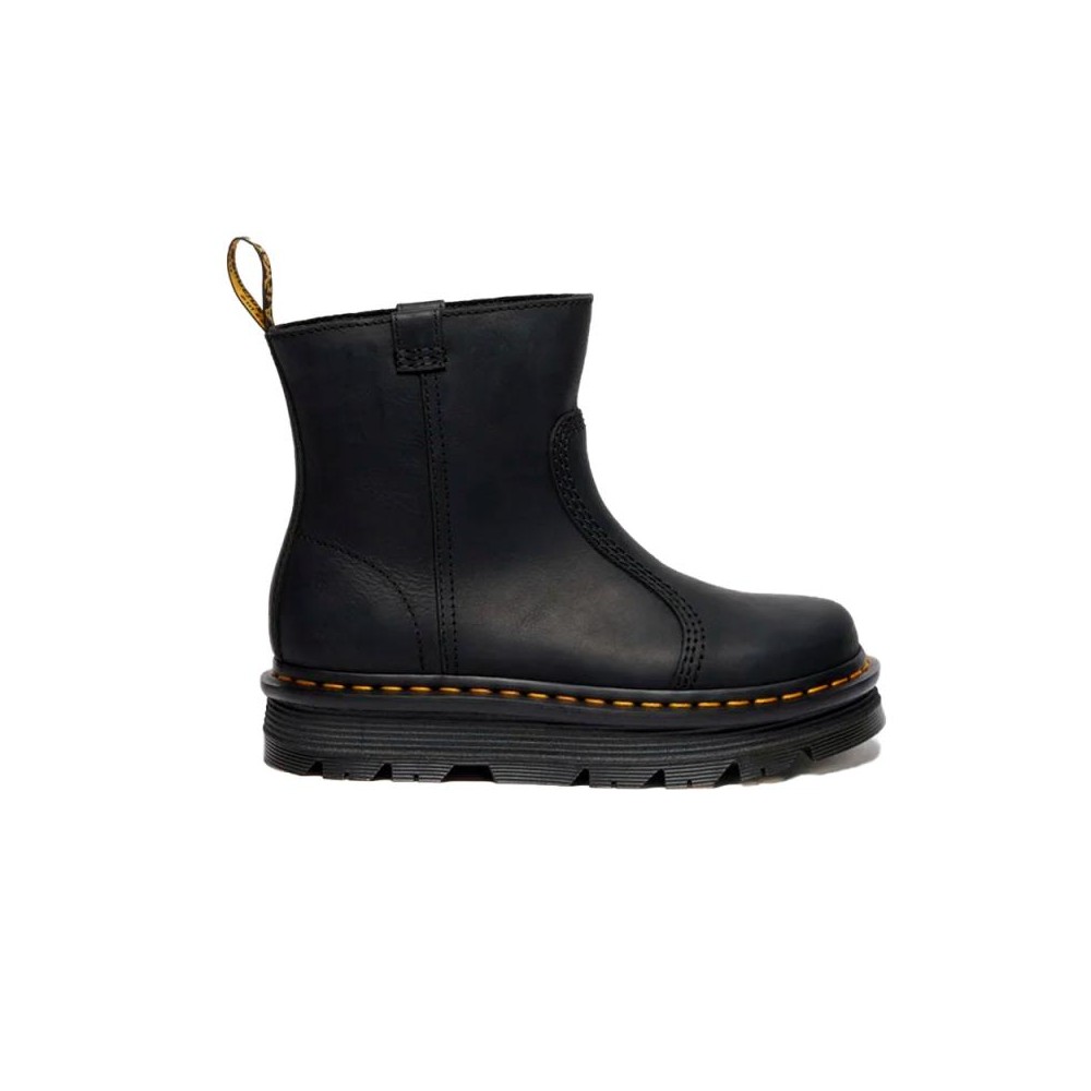 Botines Planos Dr. Martens Zebzag Mujer Negro
