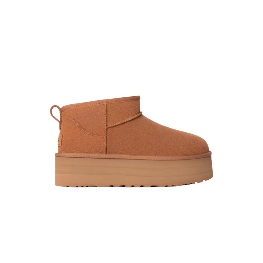 Botines Planos Ugg W Classic Ultra Mini Mujer Cuero