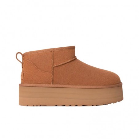 Botines Planos Ugg W Classic Ultra Mini Mujer Cuero