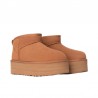 Botines Planos Ugg W Classic Ultra Mini Mujer Cuero